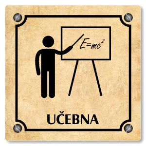 Učebna, 100x100mm, pergamen, Kansas